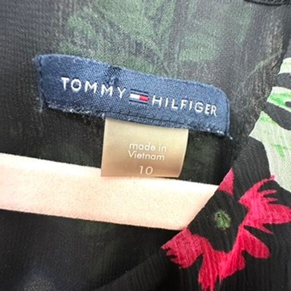 Tommy Hilfiger Floral Print Halter Midi Dress, Size 10 - Picture 8 of 8